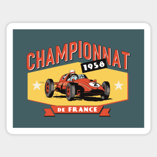 Vintage Motor Racing Magnet